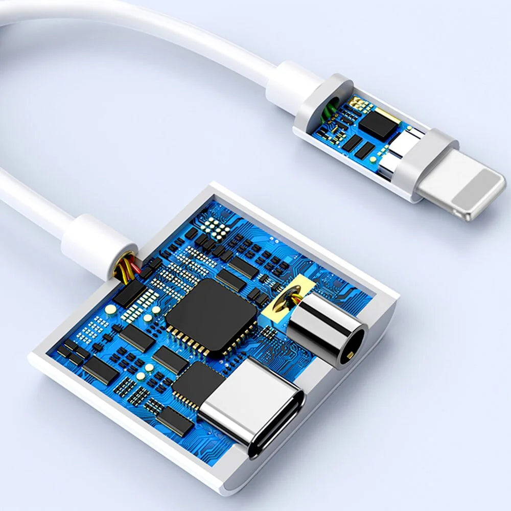 Wiwu Adapter LT01 Pro 2 in 1 Wiwu Adapter LT01 Pro 2 in 1